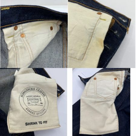  BONCOURA デニムパンツ　コットン100％　31サイズ　内側シミあり 072-915-4225 ネイビー