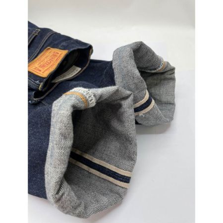  BONCOURA デニムパンツ　コットン100％　31サイズ　内側シミあり 072-915-4225 ネイビー