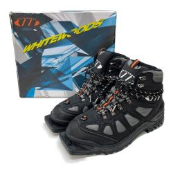◆◆ whitewoods クロスカントリーブーツ  601 75mmEUR42　75mm Nordic Norm 0020151600 ブラック x オレンジ Bランク