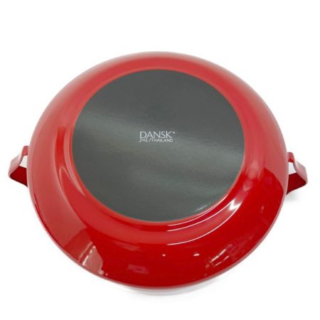  DANSK ダンスク 両手鍋  ホーロー鍋　ガス火・IH対応 レッド