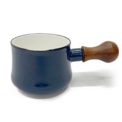 ◆◆ DANSK ダンスク  片手鍋  ホーロー鍋 バターウォーマー ガス火・IH対応  ネイビー Bランク