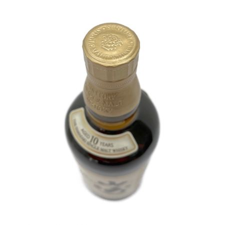 【北海道内限定発送】 YAMAZAKI 山崎/サントリー 700ml 箱付 サントリーシングルモルトウィスキー 山崎 10年 40度 未開栓