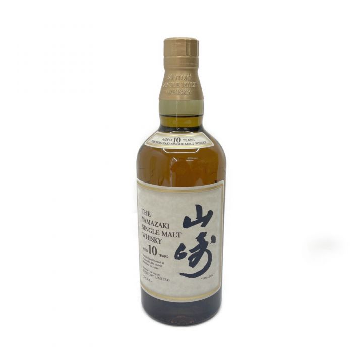 北海道内限定発送】 YAMAZAKI 山崎/サントリー 700ml 箱付 サントリーシングルモルトウィスキー 山崎 10年 40度  未開栓｜中古｜なんでもリサイクルビッグバン