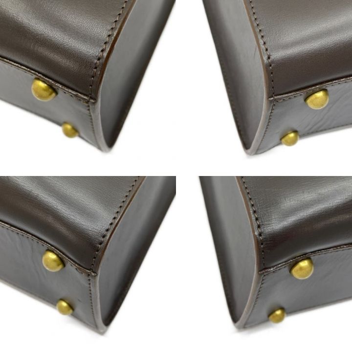 いたがき 鞄 ハンドバッグ トートバッグ E750 ブラウン - 中古