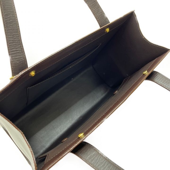 いたがき 鞄 ハンドバッグ トートバッグ E750 ブラウン - 中古