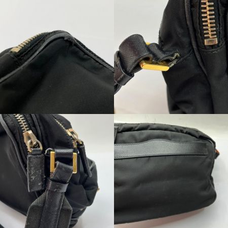  PRADA プラダ ショルダーバッグ ナイロン　ユニセックス ブラック