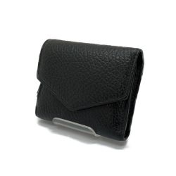 ◆◆ Maison Margiela マルタンマルジェラ メゾンマルジェラ  3つ折り財布 S56U10136 ブラック Bランク
