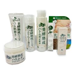 ◆◆ クルード 北海道発行熟成　ハトムギ化粧水・ゲルクリーム・つる肌磨き・美容液・メイク落とし・ピーリング　６セット Sランク