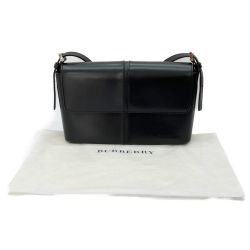 ◆◆ BURBERRY バーバリー ハンドバッグ 角スレあり ブラック Bランク