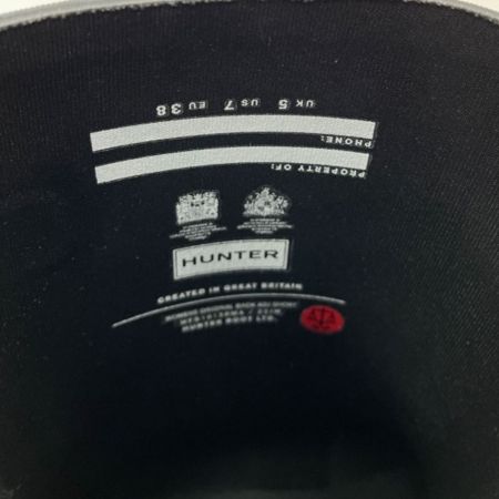  HUNTER ハンター  レインブーツ  SIZE 38 オリジナル バック アジャスタブル ショート WFS1013RMA ブラック