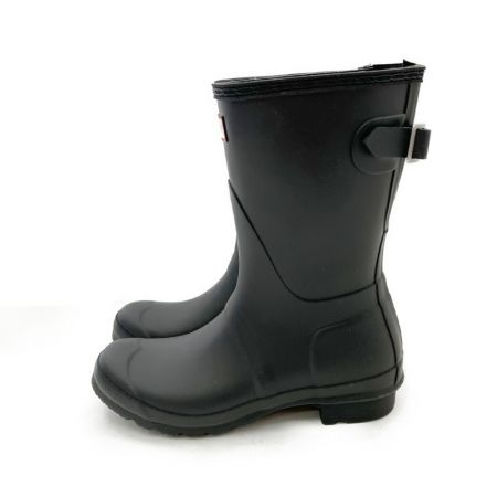  HUNTER ハンター  レインブーツ  SIZE 38 オリジナル バック アジャスタブル ショート WFS1013RMA ブラック