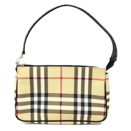 中古】 BURBERRY LONDON バーバリーロンドン ハンドポーチ PVC ノバ