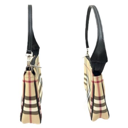  BURBERRY LONDON バーバリーロンドン ハンドポーチ　PVC　ノバチェック　ベージュ ベージュ バーバリーロンドン