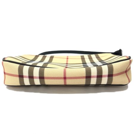  BURBERRY LONDON バーバリーロンドン ハンドポーチ　PVC　ノバチェック　ベージュ ベージュ バーバリーロンドン