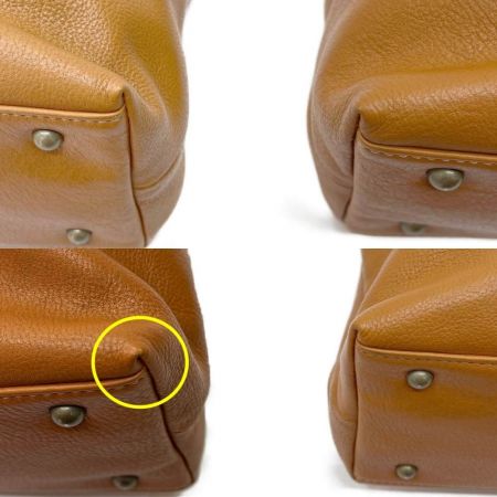  Dakota ダコタ ハンドバッグ 　レザー　ジェントリー エディターズ ブラウン