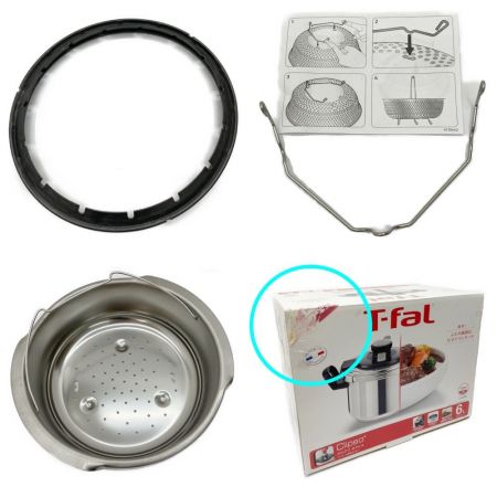  T-fal ティファール クリプソオアシス　ワンタッチ開閉圧力鍋　 IH対応　6L