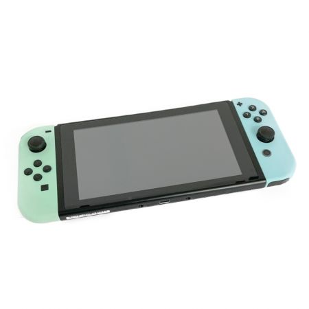  Nintendo ニンテンドウ  Switch スイッチ本体　あつまれどうぶつの森バージョン HAC-001(-01) コントローラー・充電器付
