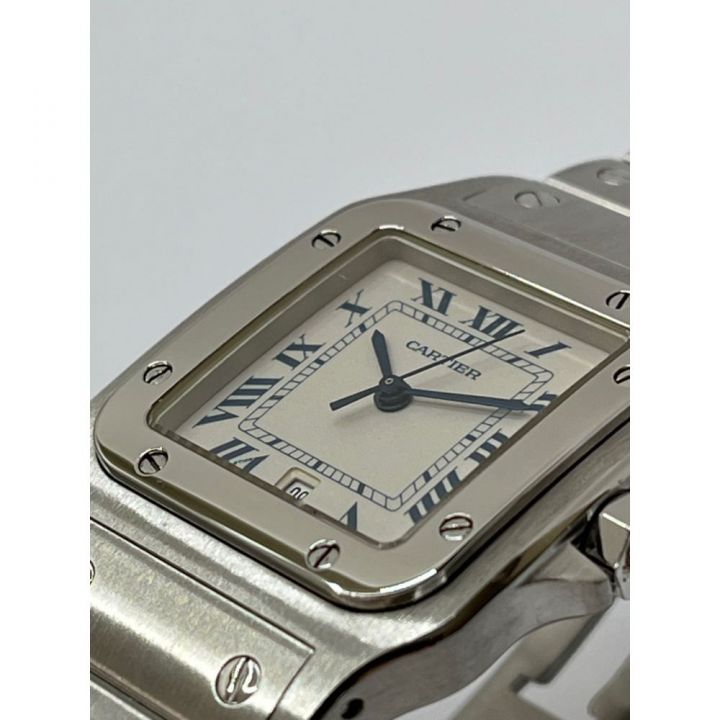 Cartier カルティエ サントスガルベ 腕時計 ボーイズ 1564 シルバー 