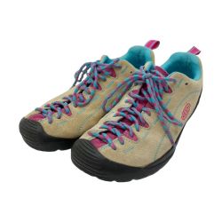 ◆◆ KEEN キーン JASPERジャスパー　ローカットスニーカー　26.5cm　スエード 1008204 ベージュ×ピンク Bランク