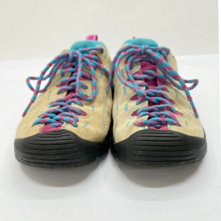  KEEN キーン JASPERジャスパー　ローカットスニーカー　26.5cm　スエード 1008204 ベージュ×ピンク