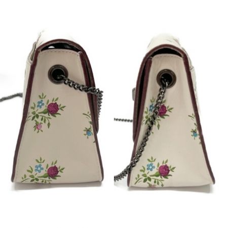  COACH コーチ ショルダーバッグ  バワリークロスボディウィズフローラルショルダー 花柄 22553 アイボリー