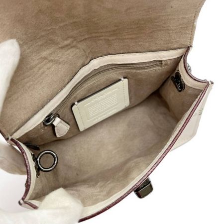  COACH コーチ ショルダーバッグ  バワリークロスボディウィズフローラルショルダー 花柄 22553 アイボリー