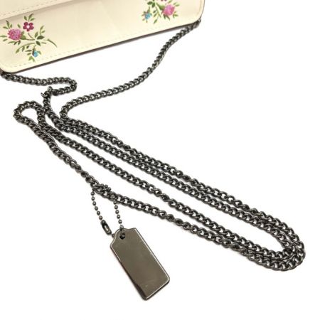  COACH コーチ ショルダーバッグ  バワリークロスボディウィズフローラルショルダー 花柄 22553 アイボリー