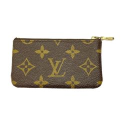 ◆◆ LOUIS VUITTON ルイヴィトン モノグラム ポシェット・クレ　コインケース・キーケース M62650 ブラウン系 Bランク