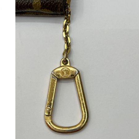  LOUIS VUITTON ルイヴィトン モノグラム ポシェット・クレ　コインケース・キーケース M62650 ブラウン系
