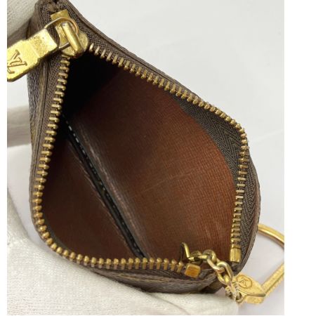  LOUIS VUITTON ルイヴィトン モノグラム ポシェット・クレ　コインケース・キーケース M62650 ブラウン系