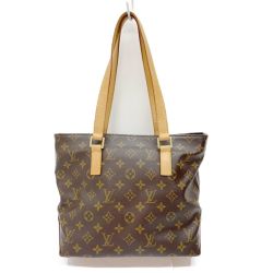 ◆◆ LOUIS VUITTON ルイヴィトン モノグラム カバ・ピアノ 布袋付  トートバッグ M51148 ブラウン Bランク
