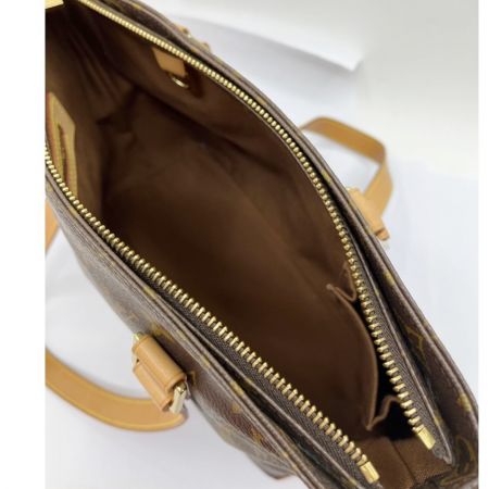  LOUIS VUITTON ルイヴィトン モノグラム カバ・ピアノ 布袋付  トートバッグ M51148 ブラウン