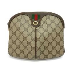 ◆◆ GUCCI グッチ オールドグッチ　シェリーライン　ショルダーバッグ 904.02.047 ブラウン 内側剥がれあり Cランク