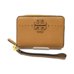 ◆◆ TORY BURCH トリーバーチ 二つ折り財布　 10006102 ブラウン Aランク