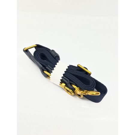  TORY BURCH トリーバーチ 2WAYバッグ ショルダー　ハンド　ナイロン 10006011 ネイビー×ホワイト x ホワイト ストライプ柄