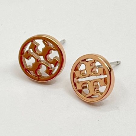  TORY BURCH トリーバーチ ピアス ミラースタッズピアス ピンクゴールド