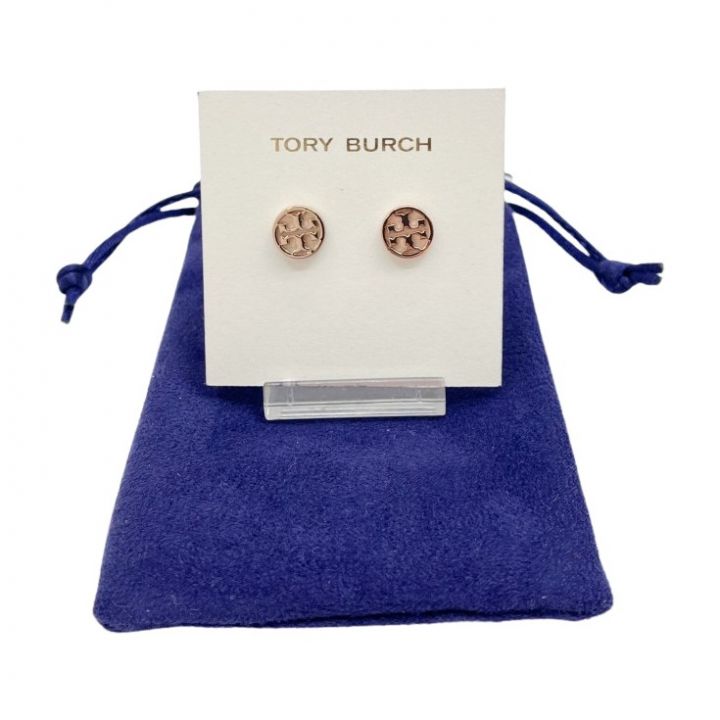 TORY BURCH トリーバーチ ピアス ミラースタッズピアス ピンクゴールド｜中古｜なんでもリサイクルビッグバン