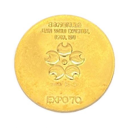  金貨 日本万国博覧会記念メダル　MEDAL　EXPO’70　金銀銅セット　750/13.4g　925/18.6g