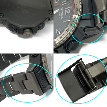  CASIO カシオ 腕時計　プロトレック　ファイアフォール 電波ソーラー  チタン PRW-50YT