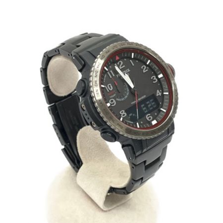  CASIO カシオ プロトレック クライマーライン 電波ソーラー ブラック ブレスレットタイプ PRW-50YT
