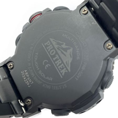 CASIO カシオ プロトレック クライマーライン 電波ソーラー ブラック ブレスレットタイプ PRW-50YT