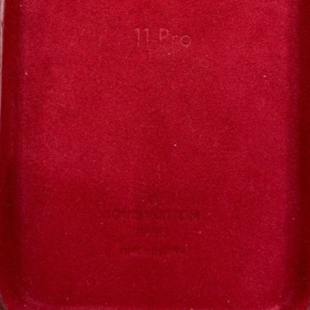  LOUIS VUITTON ルイヴィトン モノグラム　携帯ケース  iPhone11　pro　 レッド