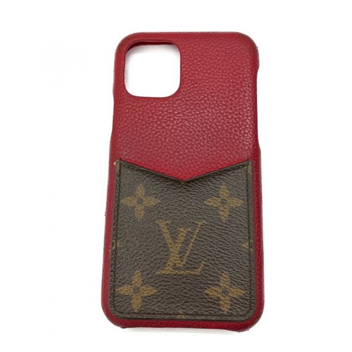 LOUIS VUITTON ルイヴィトン モノグラム 携帯ケース iPhone11 pro レッド｜中古｜なんでもリサイクルビッグバン