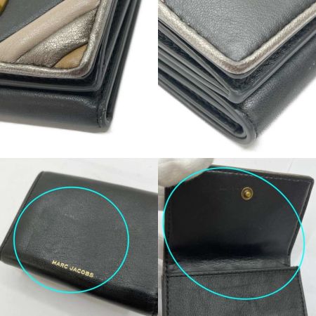  MARC JACOBS マークジェイコブス グラムショット 三つ折り財布 S160L01RE21 ブラック