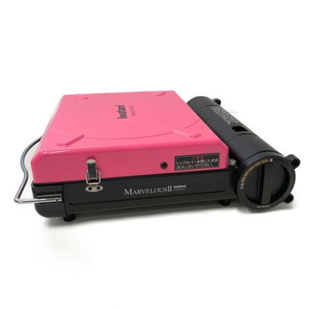 Iwatani イワタニ カセットフーマーべラス2　カセットコンロ　ガス CB-MVS-2 ピンク