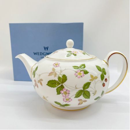  Wedgwood ウェッジウッド ティーポット WILD STRAWBERRY ワイルドストロベリー