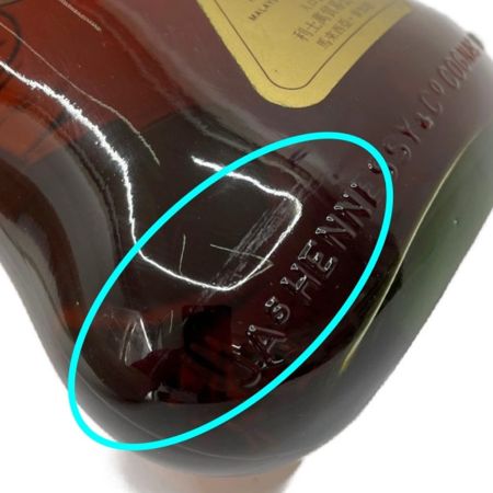  Hennessy ヘネシー ブランデー コニャック  700ml 箱無 XO グリーンボトル  度数記載なし 未開栓