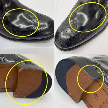  TOMMY HILFIGER トミーヒルフィガ バスティアン 2F ブーツ　ウィングチップ　サイズ26.0cm FM56818078 ブラック