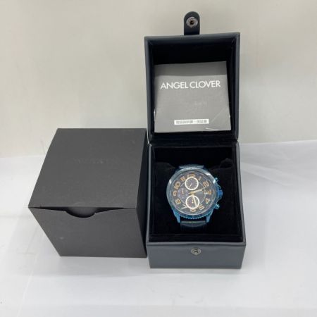  ANGEL CLOVER エンジェルクローバー　腕時計　ソーラー充電　ブルー　MOS44 MOS44