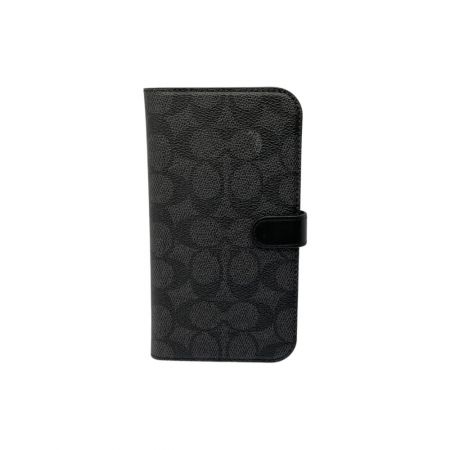  COACH コーチ スマホケース　手帳型　iPhone14 PRO MAX CG514 ブラック